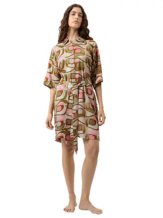 MEY | Nachthemd - Sleepshirt NOSTALGIC GEO almond milk | 